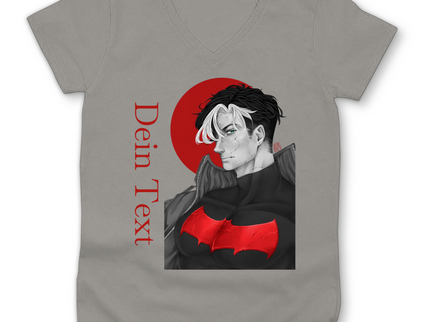 Damen Premium Bio V-Neck T-Shirt  Broken Hero