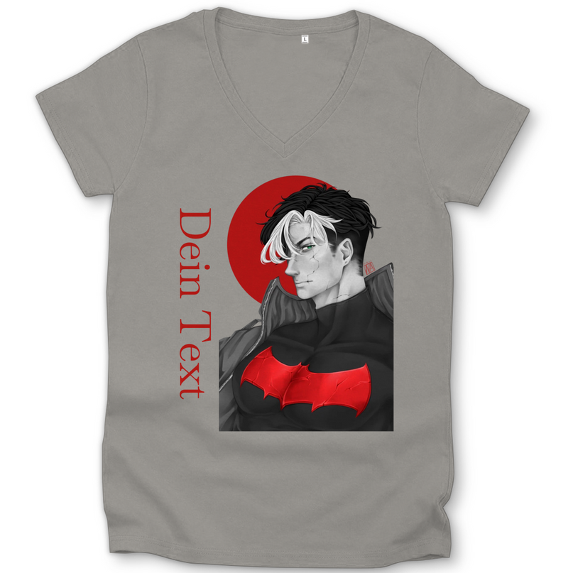 Damen Premium Bio V-Neck T-Shirt  Broken Hero