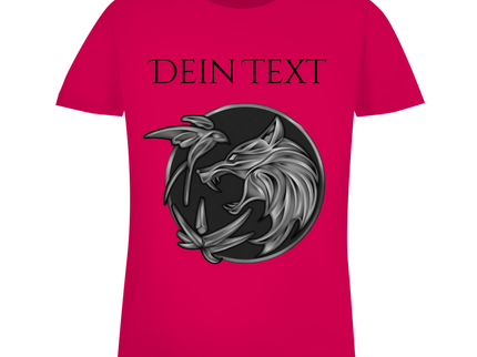 Damen Premium Bio T-Shirt - Wolfsemblem
