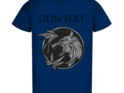 Herren Premium Bio T-Shirt - Wolfsemblem