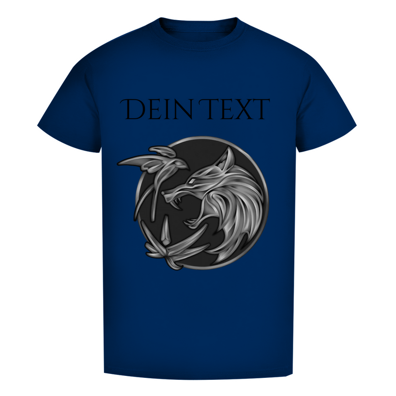 Herren Premium Bio T-Shirt - Wolfsemblem