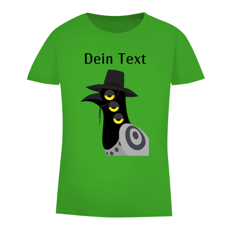 Damen Premium Bio T-Shirt - Dämonischer Vogel