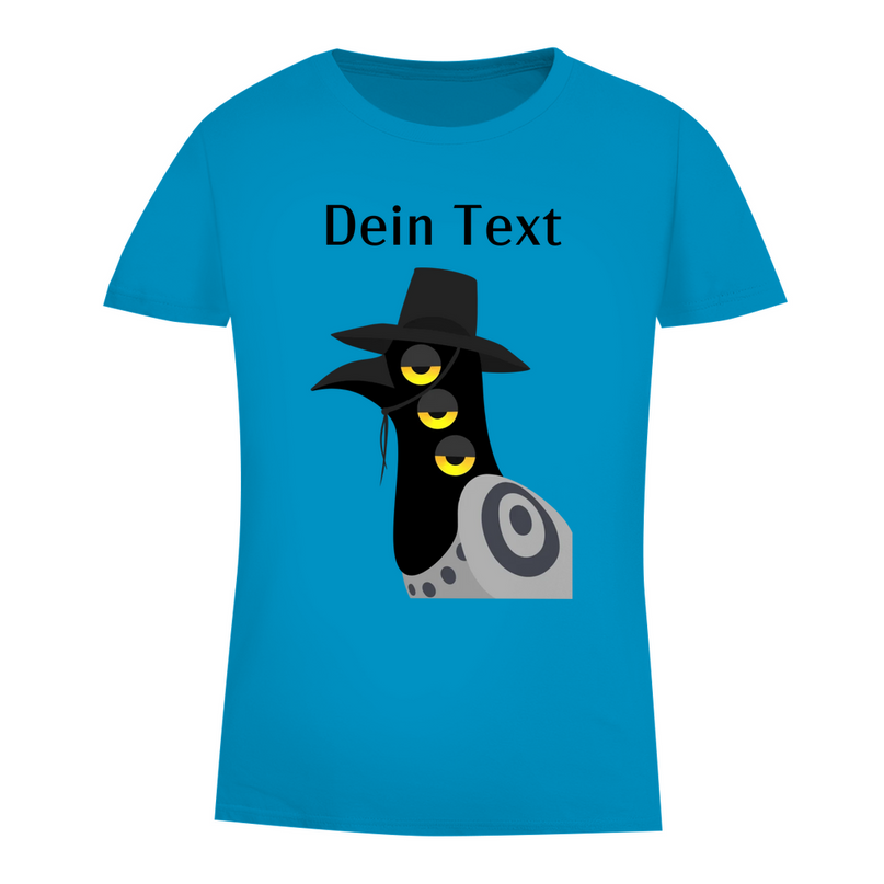 Damen Premium Bio T-Shirt - Dämonischer Vogel
