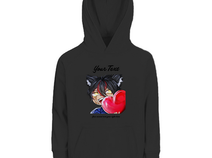 Kinder Premium Bio Hoodie - Chibi Herz