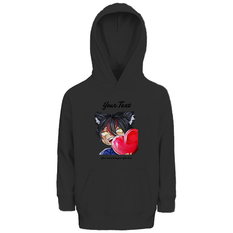 Kinder Premium Bio Hoodie - Chibi Herz