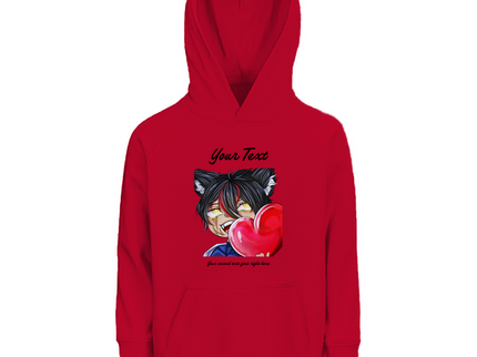 Kinder Premium Bio Hoodie - Chibi Herz