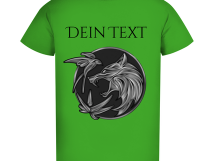 Herren Premium Bio T-Shirt - Wolfsemblem