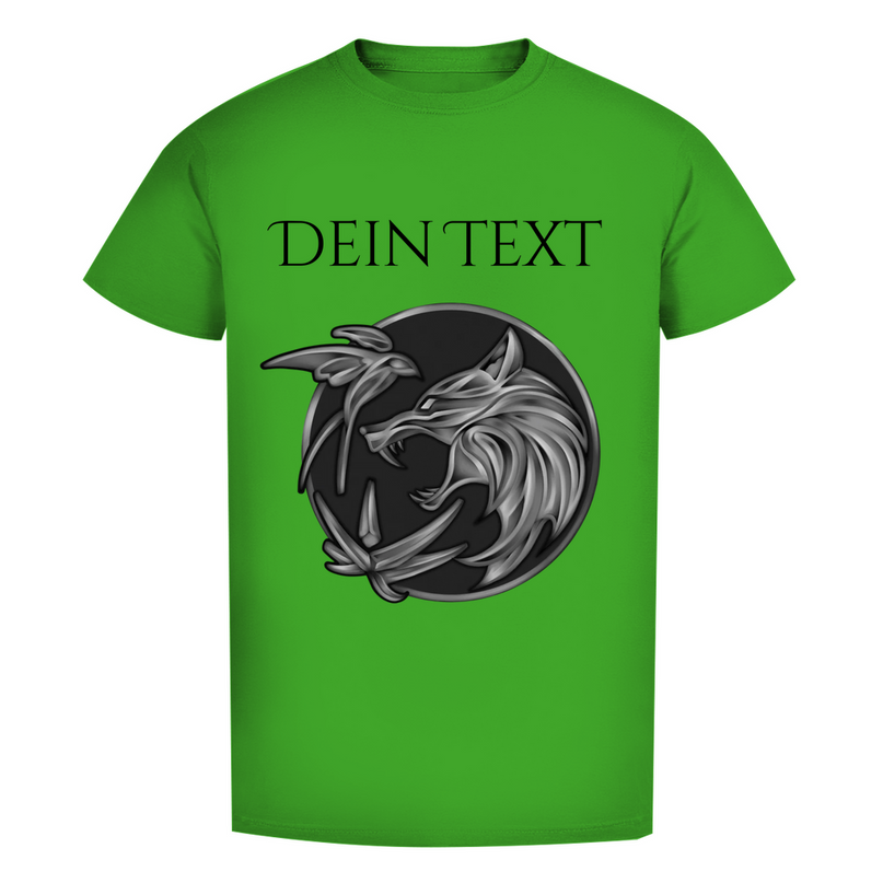 Herren Premium Bio T-Shirt - Wolfsemblem