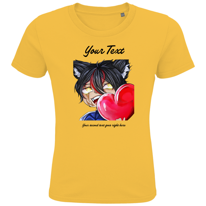 Kids Premium Bio T-Shirt Chibi Herz