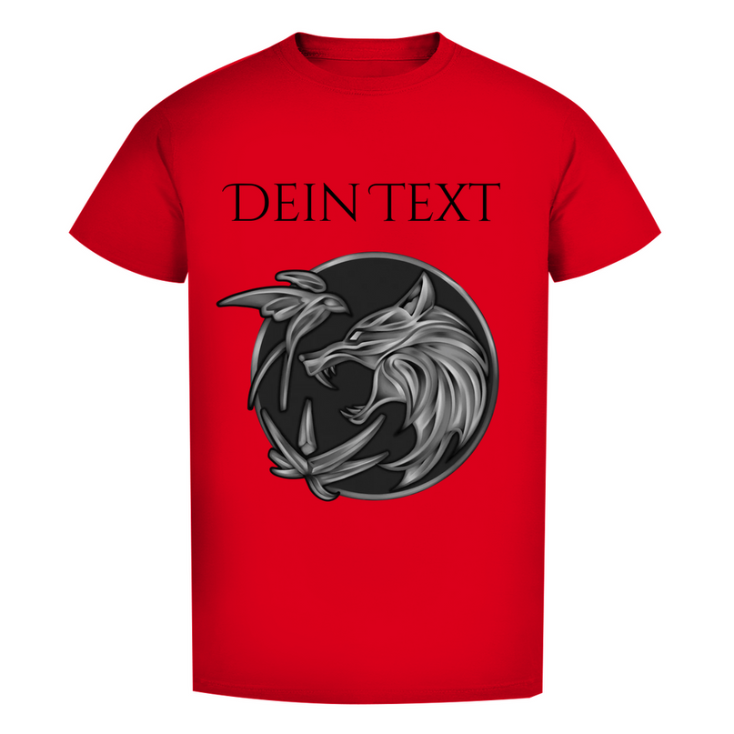 Herren Premium Bio T-Shirt - Wolfsemblem