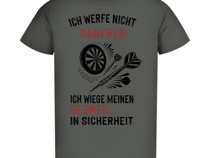 Herren Premium Bio T-Shirt – Ich werfe nicht daneben ...