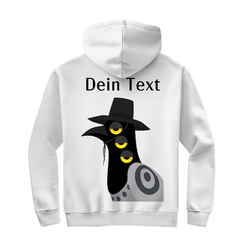 Herren Zipper Hoodie – Dämonischer Vogel