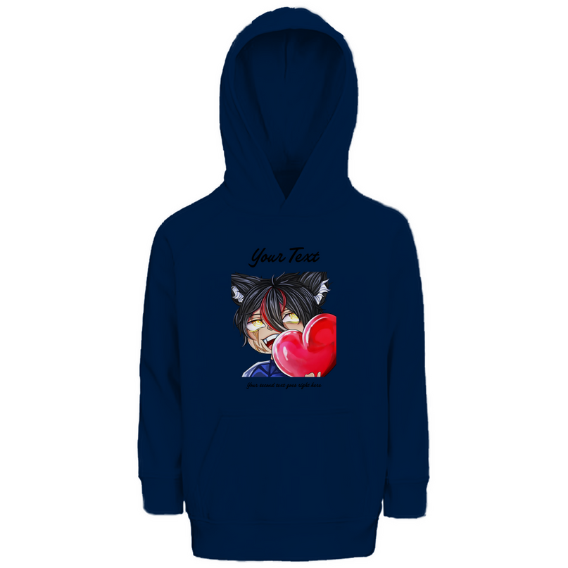 Kinder Premium Bio Hoodie - Chibi Herz