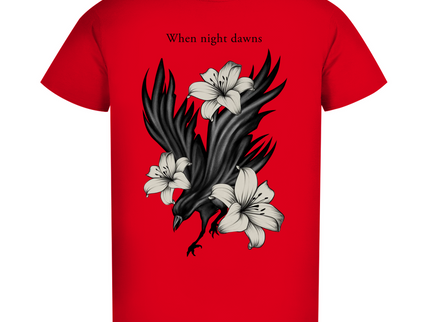 Herren Premium Bio T-Shirt – Rabe und Lilien