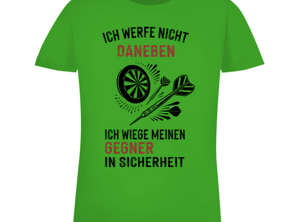 Damen Premium Bio T-Shirt – Ich werfe nicht daneben ...