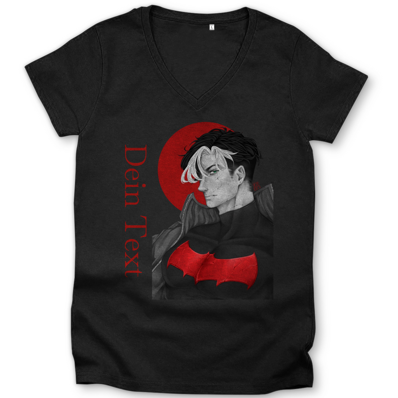 Damen Premium Bio V-Neck T-Shirt  Broken Hero