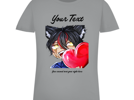 Damen Premium Bio T-Shirt - Chibi Herz