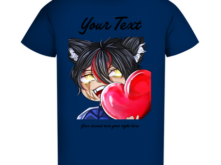 Herren  Premium Bio T-Shirt - Chibi Herz