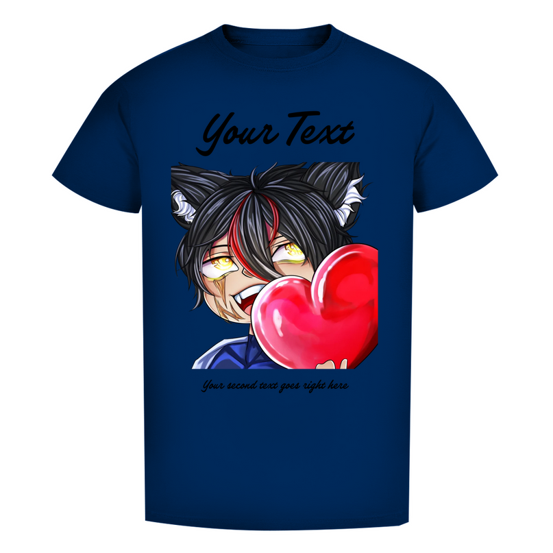 Herren  Premium Bio T-Shirt - Chibi Herz