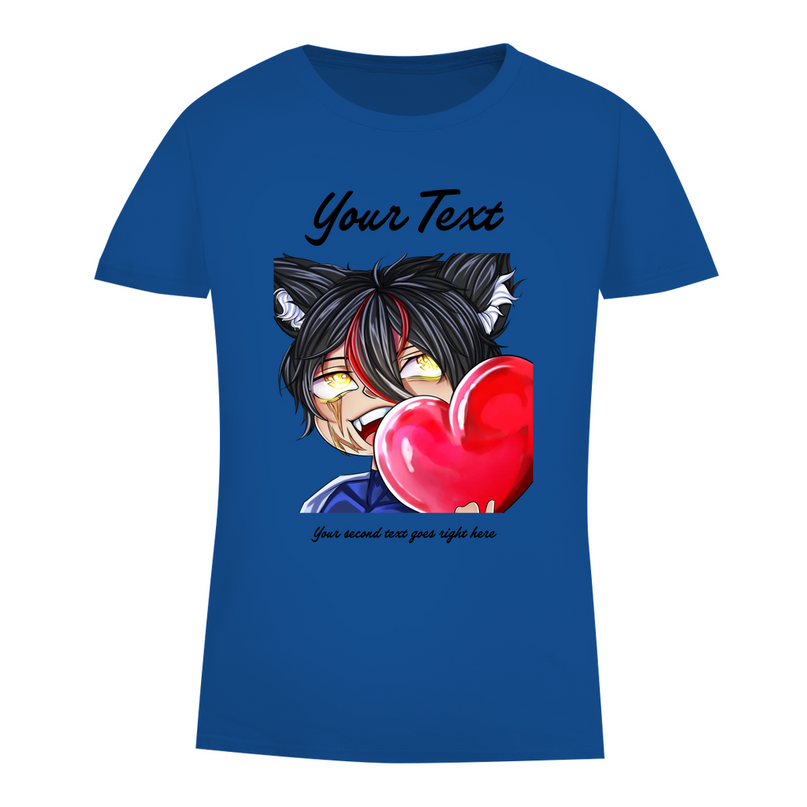 Damen Premium Bio T-Shirt - Chibi Herz