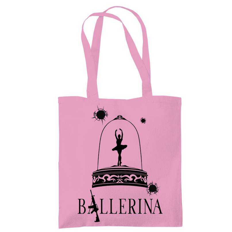 Tragetasche - Tänzerin im Kugelhagel