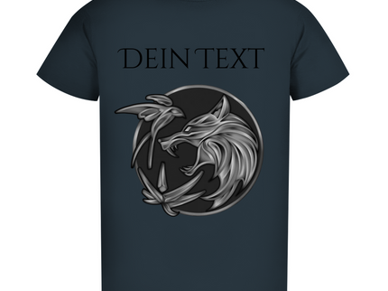 Herren Premium Bio T-Shirt - Wolfsemblem