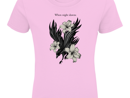 Kids Premium Bio T-Shirt – Rabe und Lilien