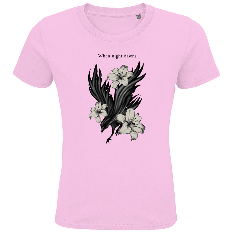 Kids Premium Bio T-Shirt – Rabe und Lilien