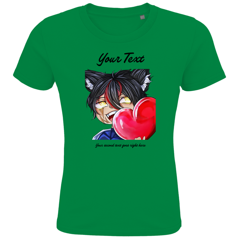 Kids Premium Bio T-Shirt Chibi Herz