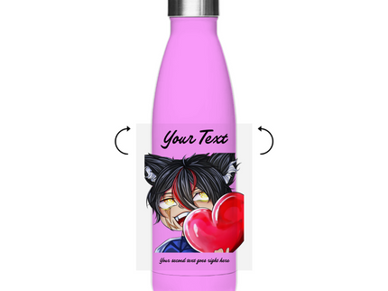 Edelstahl Thermoflasche – Chibi Herz