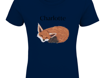 Kids Premium Bio T-Shirt – Schlafender Fuchs