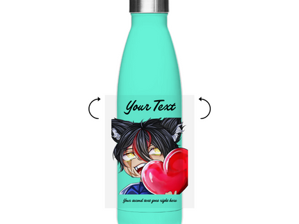 Edelstahl Thermoflasche – Chibi Herz