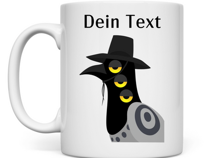 Tasse - Dämonischer Vogel