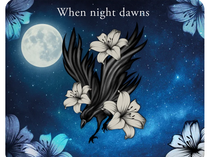 Mousepad - Rabe und Lilien