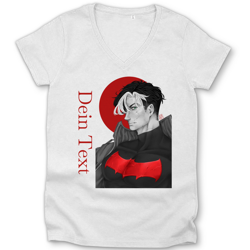 Damen Premium Bio V-Neck T-Shirt  Broken Hero