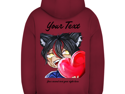 Unisex Oversize Hoodie – Herz Chibi