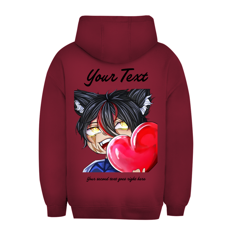 Unisex Oversize Hoodie – Herz Chibi