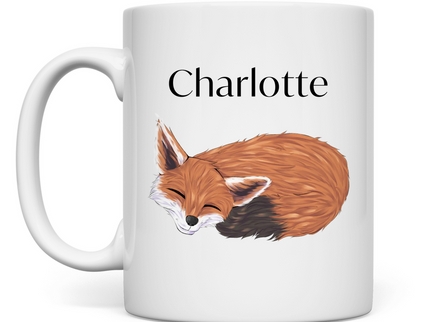 Tasse – Schlafender Fuchs