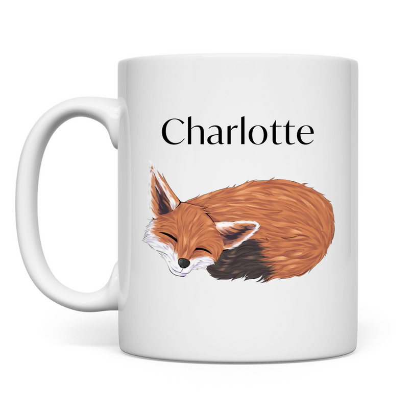 Tasse – Schlafender Fuchs