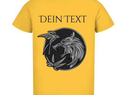 Herren Premium Bio T-Shirt - Wolfsemblem