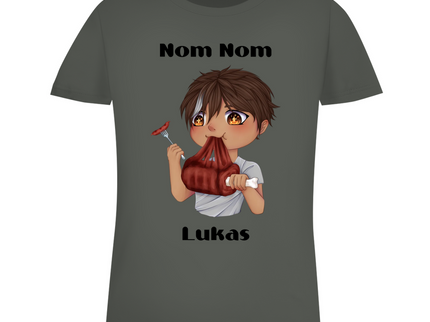 Damen Premium Bio T-Shirt - Mampf Chibi