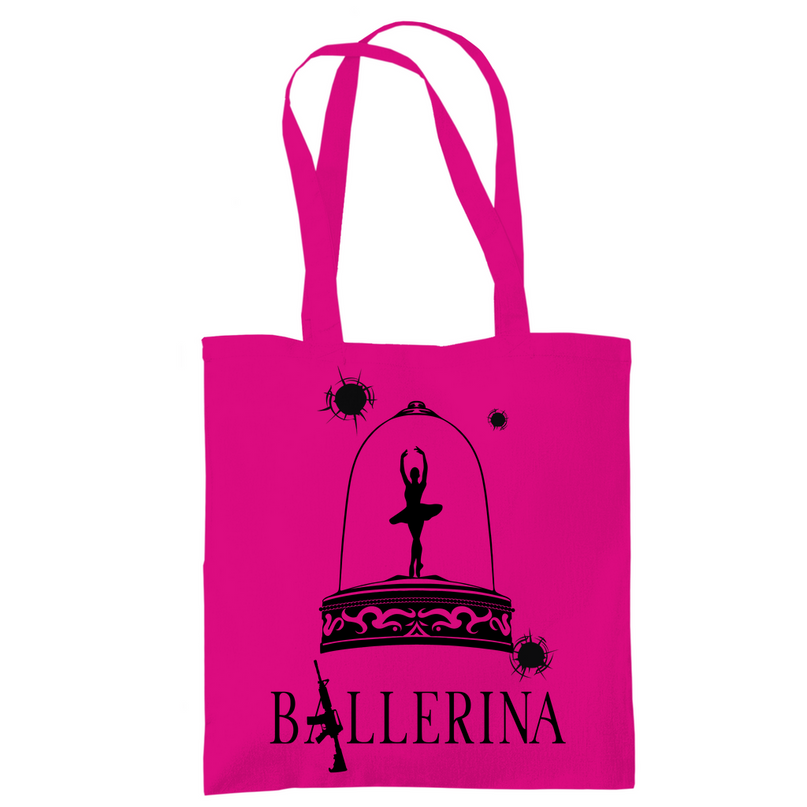 Tragetasche - Tänzerin im Kugelhagel