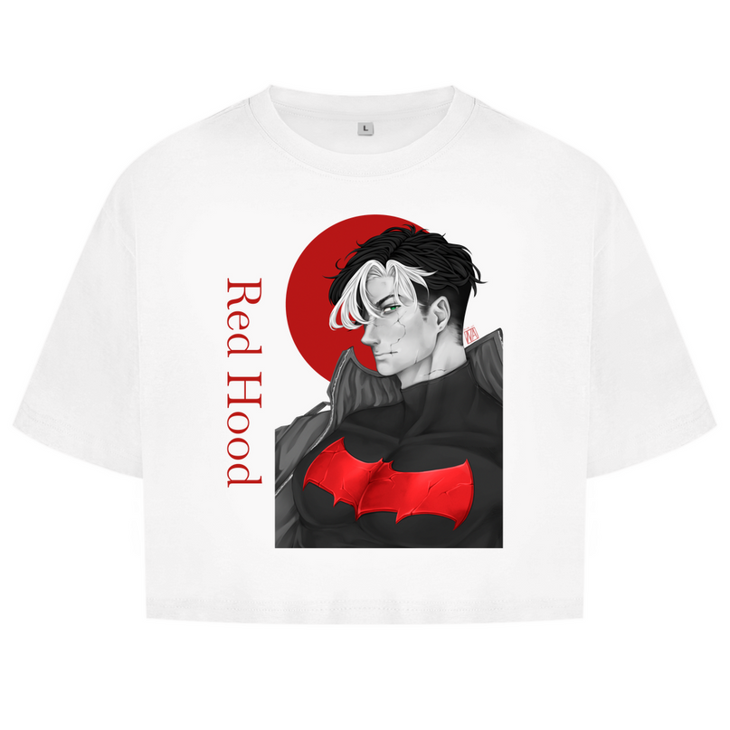 Damen Oversize Crop Top  - Broken Hero