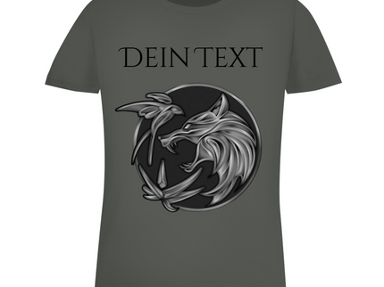 Damen Premium Bio T-Shirt - Wolfsemblem