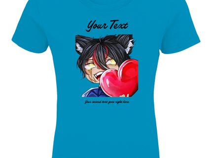 Kids Premium Bio T-Shirt Chibi Herz