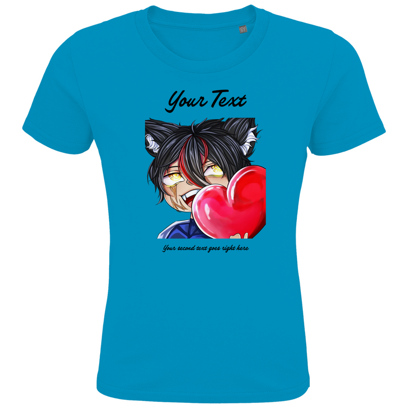 Kids Premium Bio T-Shirt Chibi Herz