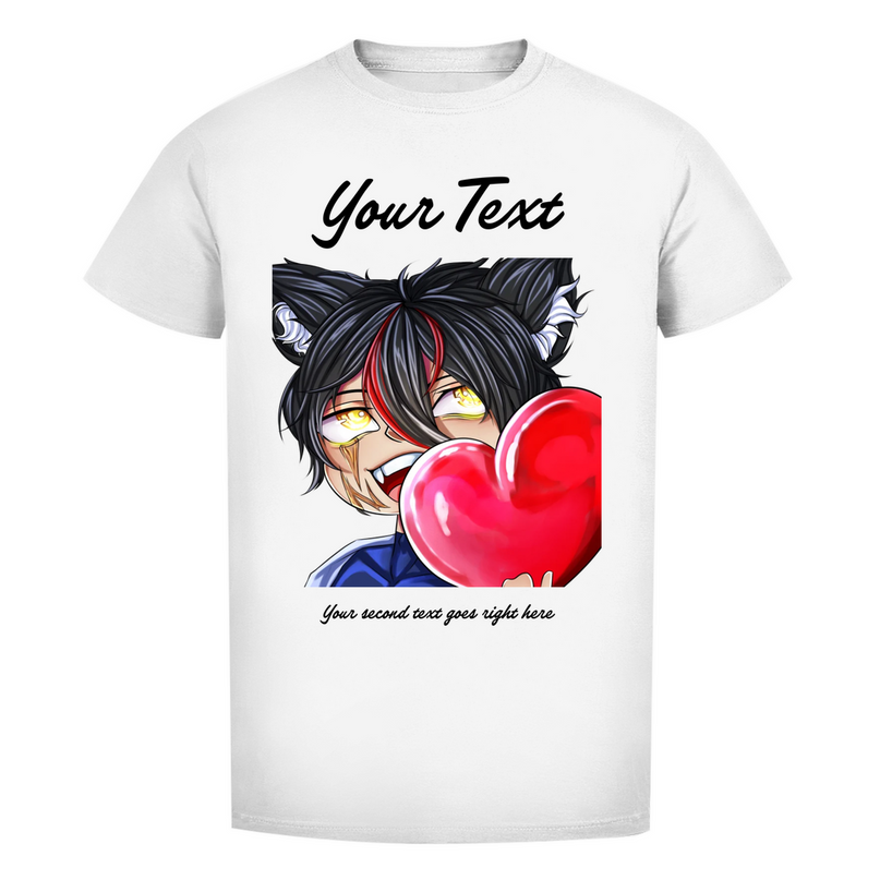 Herren  Premium Bio T-Shirt - Chibi Herz