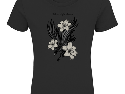 Kids Premium Bio T-Shirt – Rabe und Lilien