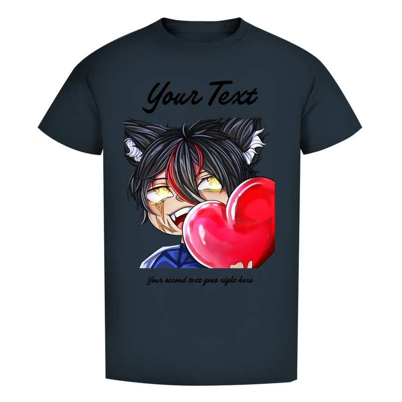 Herren  Premium Bio T-Shirt - Chibi Herz
