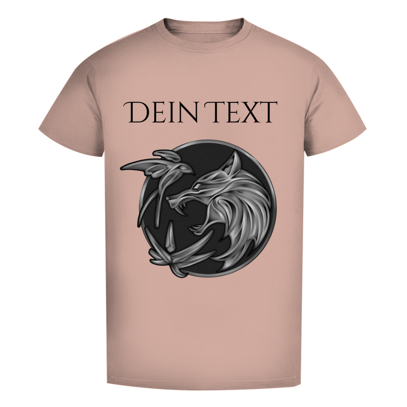 Herren Premium Bio T-Shirt - Wolfsemblem